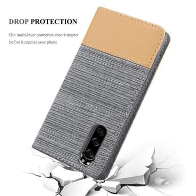 Sony Xperia 1 II Pungetui Cover Case (Grå)