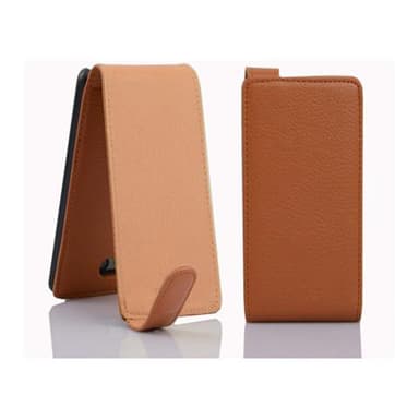 iPhone 5C Pungetui Flip Cover (Brun)