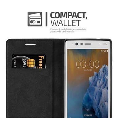 Nokia 3 2017 Cover Etui Case (Sort)