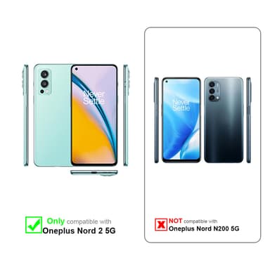 OnePlus Nord 2 5G Etui Case Cover (Sort)