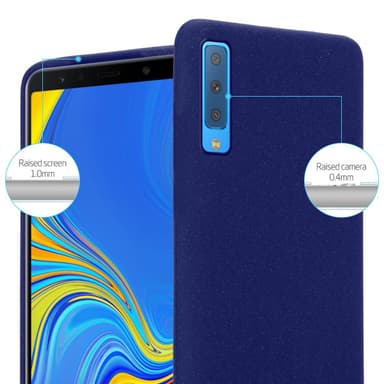 Cover Samsung Galaxy A7 2018 Etui Case (Blå)