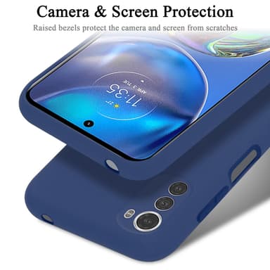 Motorola MOTO E32 4G / E32S Cover Etui Case (Blå)
