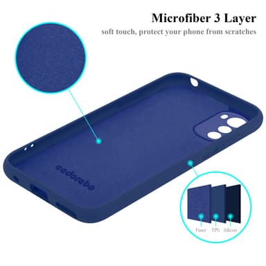 Motorola MOTO E32 4G / E32S Cover Etui Case (Blå)