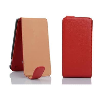 HTC ONE M8 MINI Pungetui Flip Cover (Rød)