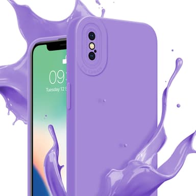 iPhone X / XS Cover Etui Case (Lilla)
