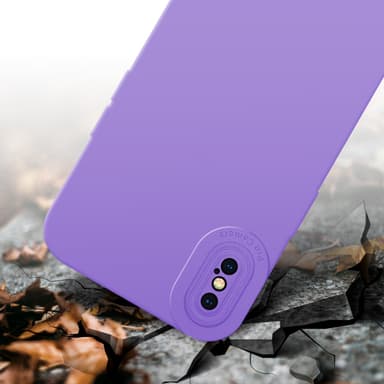 iPhone X / XS Cover Etui Case (Lilla)