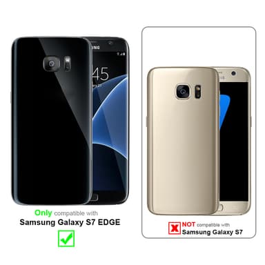 Samsung Galaxy S7 EDGE Etui Case Cover (Rød)