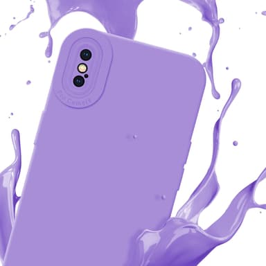 iPhone X / XS Cover Etui Case (Lilla)
