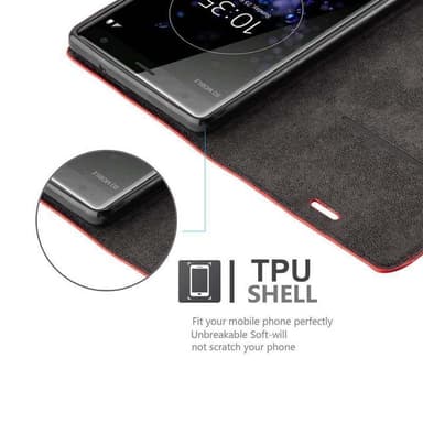 Sony Xperia XZ2 Cover Etui Case (Rød)
