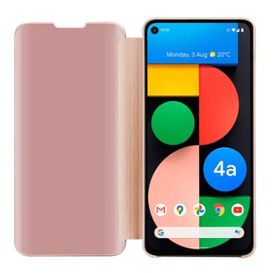 Google PIXEL 4A Pungetui Cover Case (Lyserød)