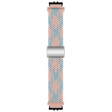 BK Flettet magnetisk urrem Samsung Galaxy Fit 3 - Blue Pink