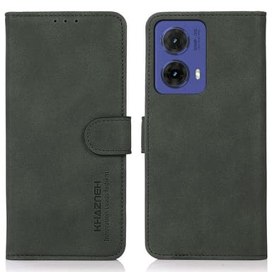 SKALO Motorola Moto G85 5G KHAZNEH Pungetui i PU-læder - Grøn
