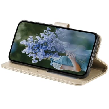 SKALO Motorola Moto G85 5G Mandala Flip Cover - Guld