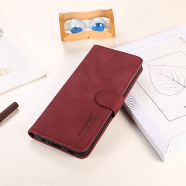 SKALO Motorola Moto G85 5G KHAZNEH Pungetui i PU-læder - Rød