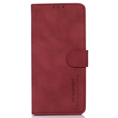 SKALO Motorola Moto G85 5G KHAZNEH Pungetui i PU-læder - Rød