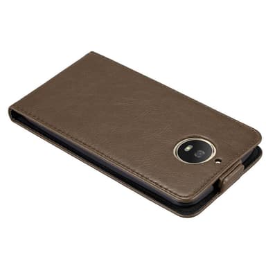 Motorola MOTO G5S Pungetui Flip Cover (Brun)