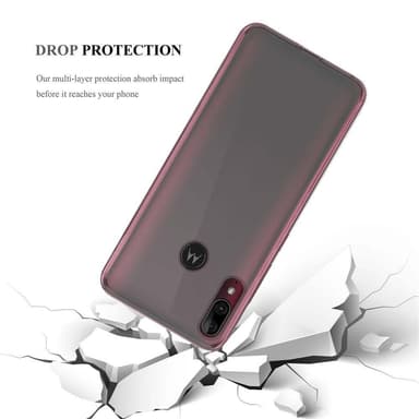 Motorola MOTO E6 PLUS Cover TPU Etui (Gennemsigtig)