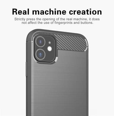 iPhone 11 Cover TPU Etui (Grå)