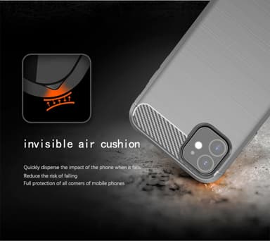 iPhone 11 Cover TPU Etui (Grå)
