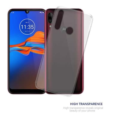 Motorola MOTO E6 PLUS Cover TPU Etui (Gennemsigtig)