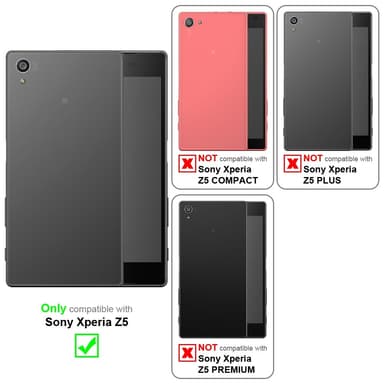 Cover Sony Xperia Z5 Etui Case (Rød)