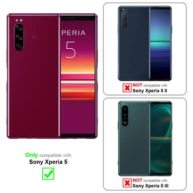 Sony Xperia 5 Pungetui Cover Case (Turkis)