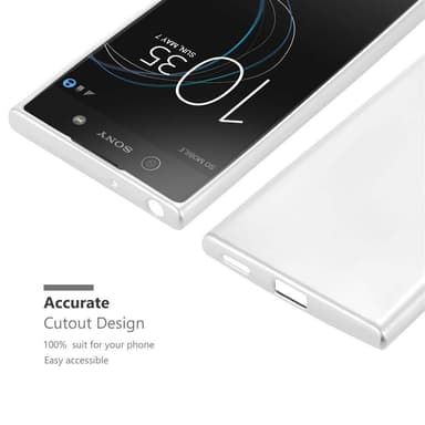 Sony Xperia XA1 Cover Etui Case (Sølv)