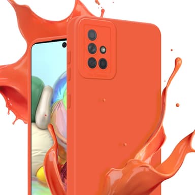 Samsung Galaxy A71 4G Cover Etui Case (Orange)