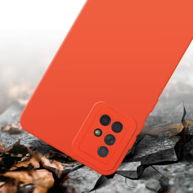 Samsung Galaxy A71 4G Cover Etui Case (Orange)