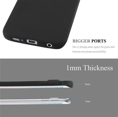 Cover Samsung Galaxy S6 EDGE Etui Case (Sort)