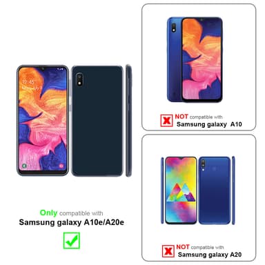 Samsung Galaxy A10e / A20e Pungetui Cover Case (Sort)