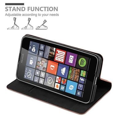 Nokia Lumia 640 Cover Etui Case (Brun)