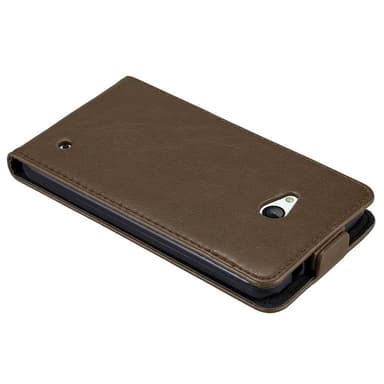 Nokia Lumia 640 Pungetui Flip Cover (Brun)