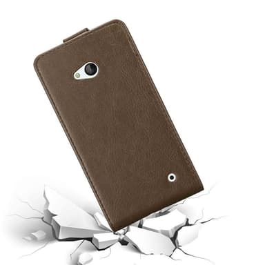 Nokia Lumia 640 Pungetui Flip Cover (Brun)