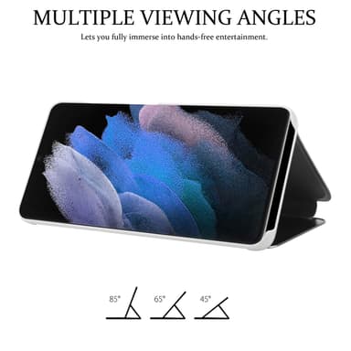 Samsung Galaxy S22 ULTRA Pungetui Cover Case (Sølv)