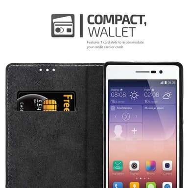 Huawei ASCEND P7 Etui Case Cover (Sort)