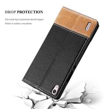 Huawei ASCEND P7 Etui Case Cover (Sort)