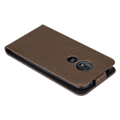 Motorola MOTO E5 / G6 PLAY Pungetui Flip Cover (Brun)