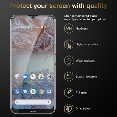 Nokia G10 / G20 Skærmbeskytter Beskyttelsesglas
