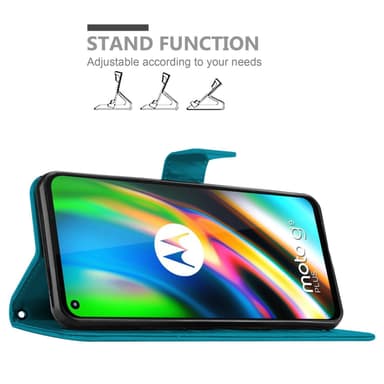 Motorola MOTO G 5G PLUS Pungetui Cover Case (Lilla)