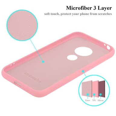 Motorola MOTO E5 PLAY GO Cover Etui Case (Lyserød)