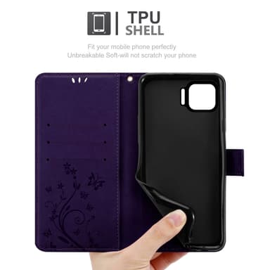 Motorola MOTO G 5G PLUS Pungetui Cover Case (Lilla)