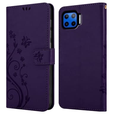 Motorola MOTO G 5G PLUS Pungetui Cover Case (Lilla)