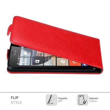 Nokia Lumia 640 Pungetui Flip Cover (Rød)
