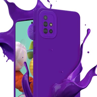 Samsung Galaxy A51 4G / M40s Cover Etui Case (Lilla)