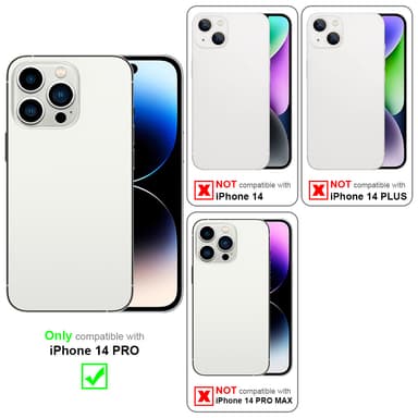 iPhone 14 PRO Cover Etui Case (Grøn)