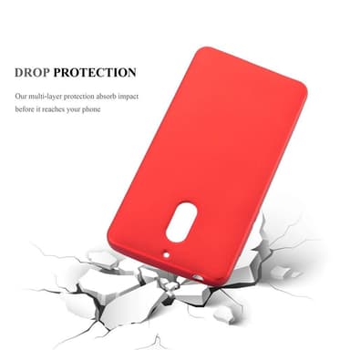 Nokia 6 2017 Cover Etui Case (Rød)