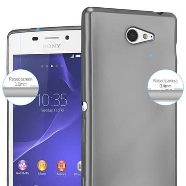 Sony Xperia M2 / M2 AQUA Cover Etui Case (Grå)