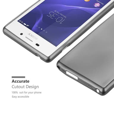 Sony Xperia M2 / M2 AQUA Cover Etui Case (Grå)