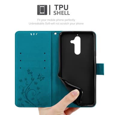 Nokia 7 PLUS Pungetui Cover Case (Blå)
